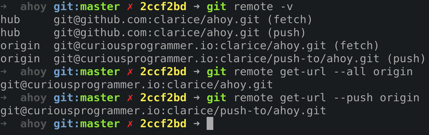 Git get-url